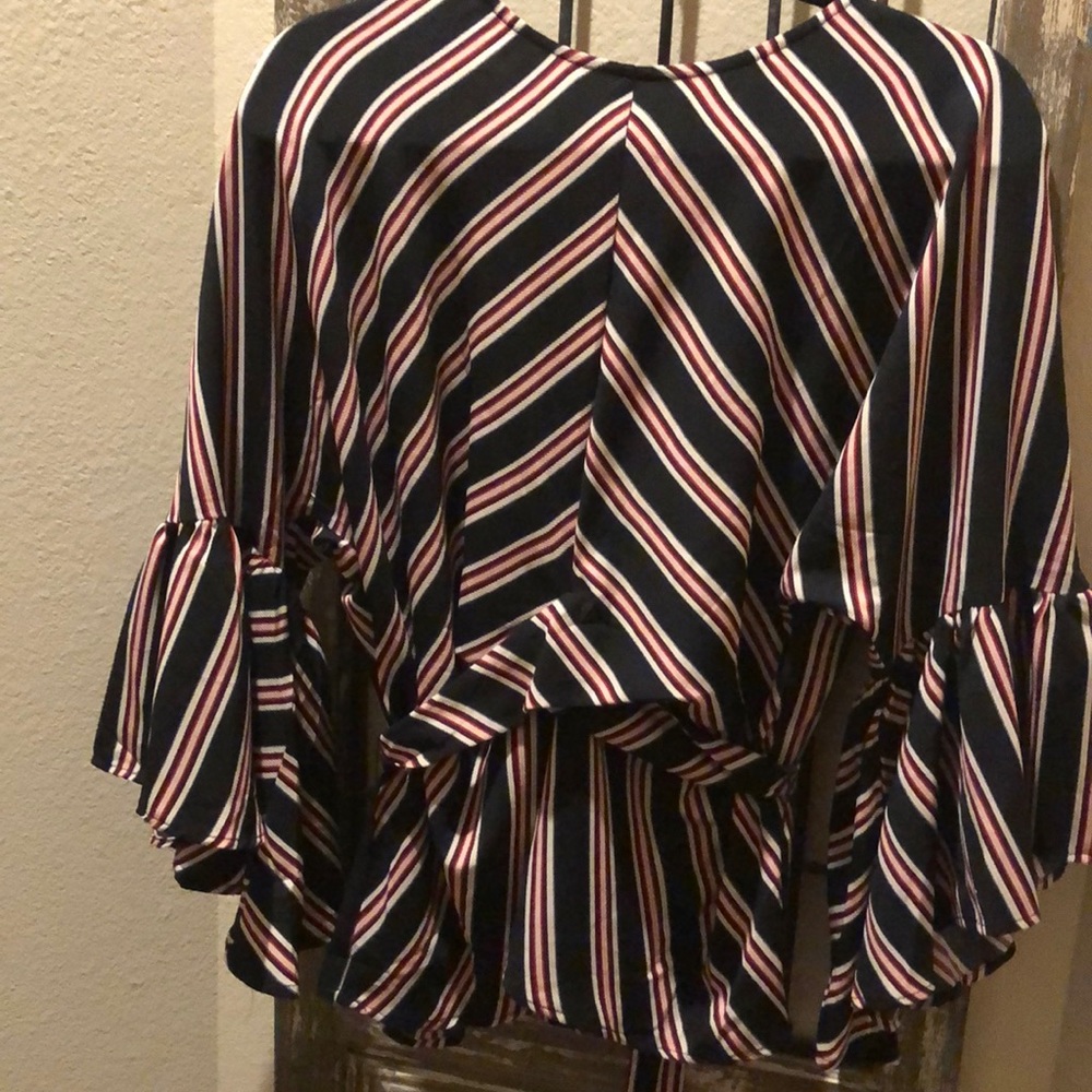 Umgee Bell Sleeve Blouse